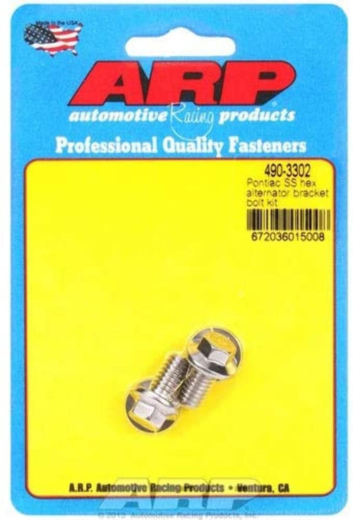 Alternator Bracket Bolt Kit ARP (490-3302), Stainless Steel
