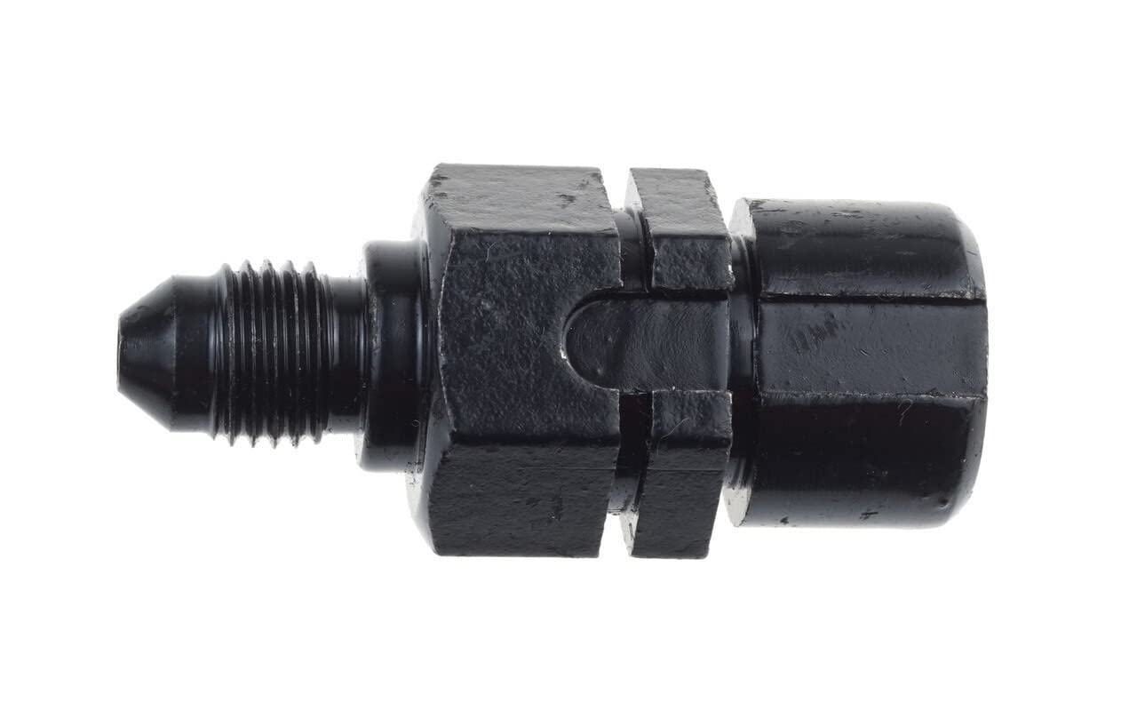 335-04-03-2 Red Horse Performance -04 An Male To 3/8-24 Female Inverted Flare,Black-2Pcs/Pkg