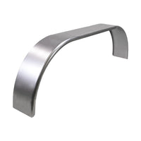 Towing Husky F0009 Tandem Axle Trailer Fender 72 Inch x 9 Inch x 20.5 Inch Oil-Coated Raw 16-Gauge Cold Rolled Steel, Fits 15–16 Inch Wheels, 1 Inch Front Radius 90 Angle Back Single