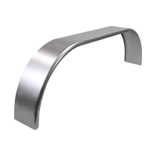 Towing Husky F0009 Tandem Axle Trailer Fender 72 Inch x 9 Inch x 20.5 Inch Oil-Coated Raw 16-Gauge Cold Rolled Steel, Fits 15–16 Inch Wheels, 1 Inch Front Radius 90 Angle Back Single
