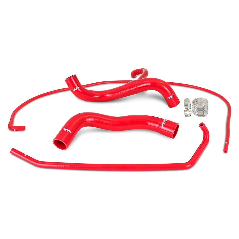Mishimoto Radiator Hose Kit Silicone, Compatible with Chevy SS 2014-2017, Red