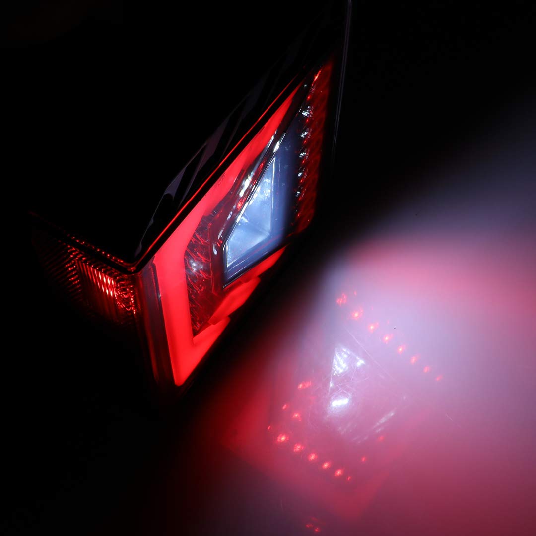 Renegade Series Winjet Compatible with [2007-2017 Jeep Wrangler] LED Tail Light… (Smoke)