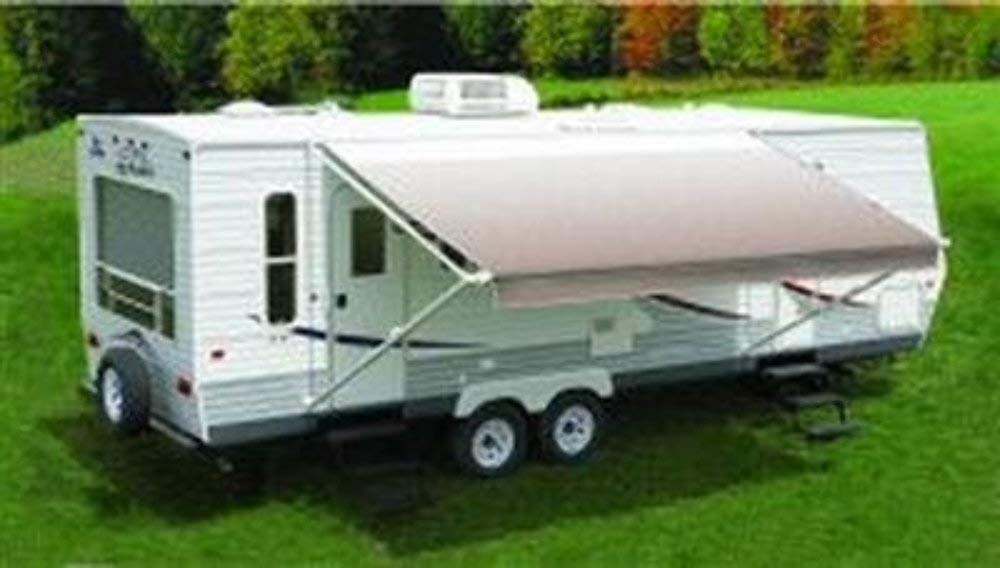 Fiesta Burgundy Fade Carefree EA216A00 21' Vinyl Roller Assembly (with White Vinyl Weatherguard, White Spring Castings)
