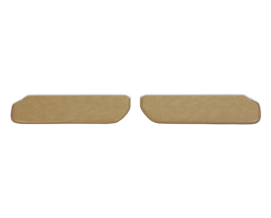 Foam Backed Vinyl Brothers Trucks 05-342 Sunvisors - Tan - Pair