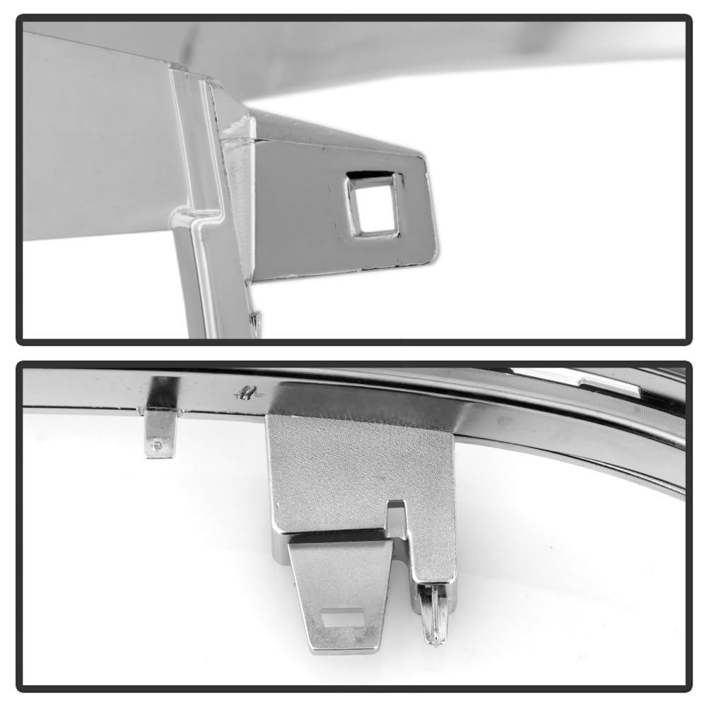 Chevy Silverado Spyder (POE) 16-18 1500 Headlight Trim Bezel Cover - Chrome Right