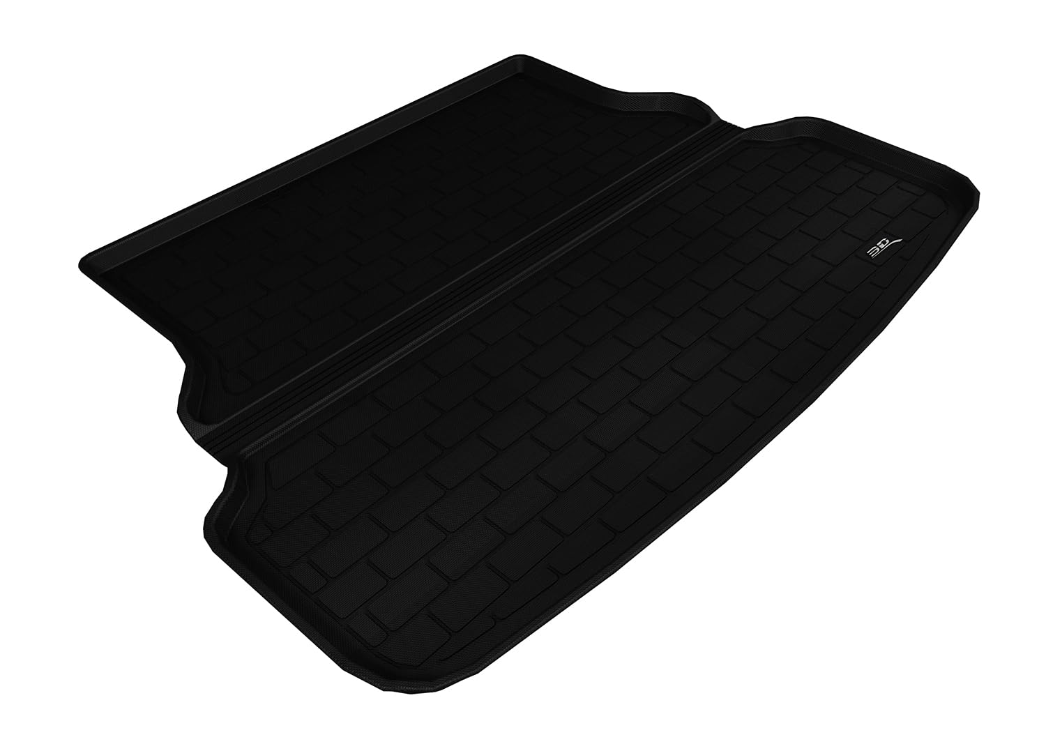 3D MAXpider Custom Fit Cargo All-Weather Floor Mat for Select Kia Rio Models - Kagu Rubber (Black)
