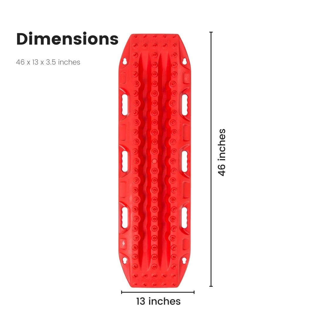 FJ MAXTRAX MKII Red Vehicle Recovery Board