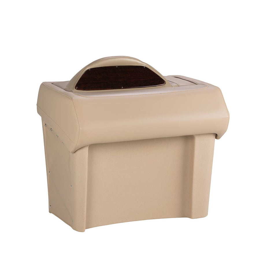 34-Inch High Taylor Made Products Pontoon Boat Helm Stand Steering Console Station, Beige