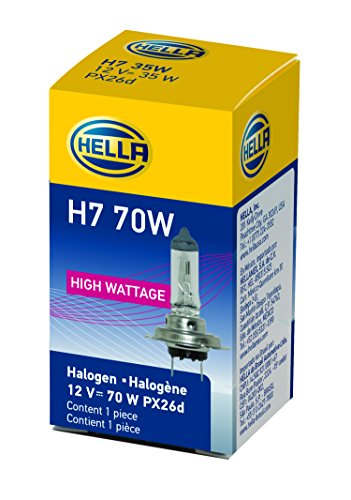 HELLA High Wattage H7 Bulb, 12V 70W