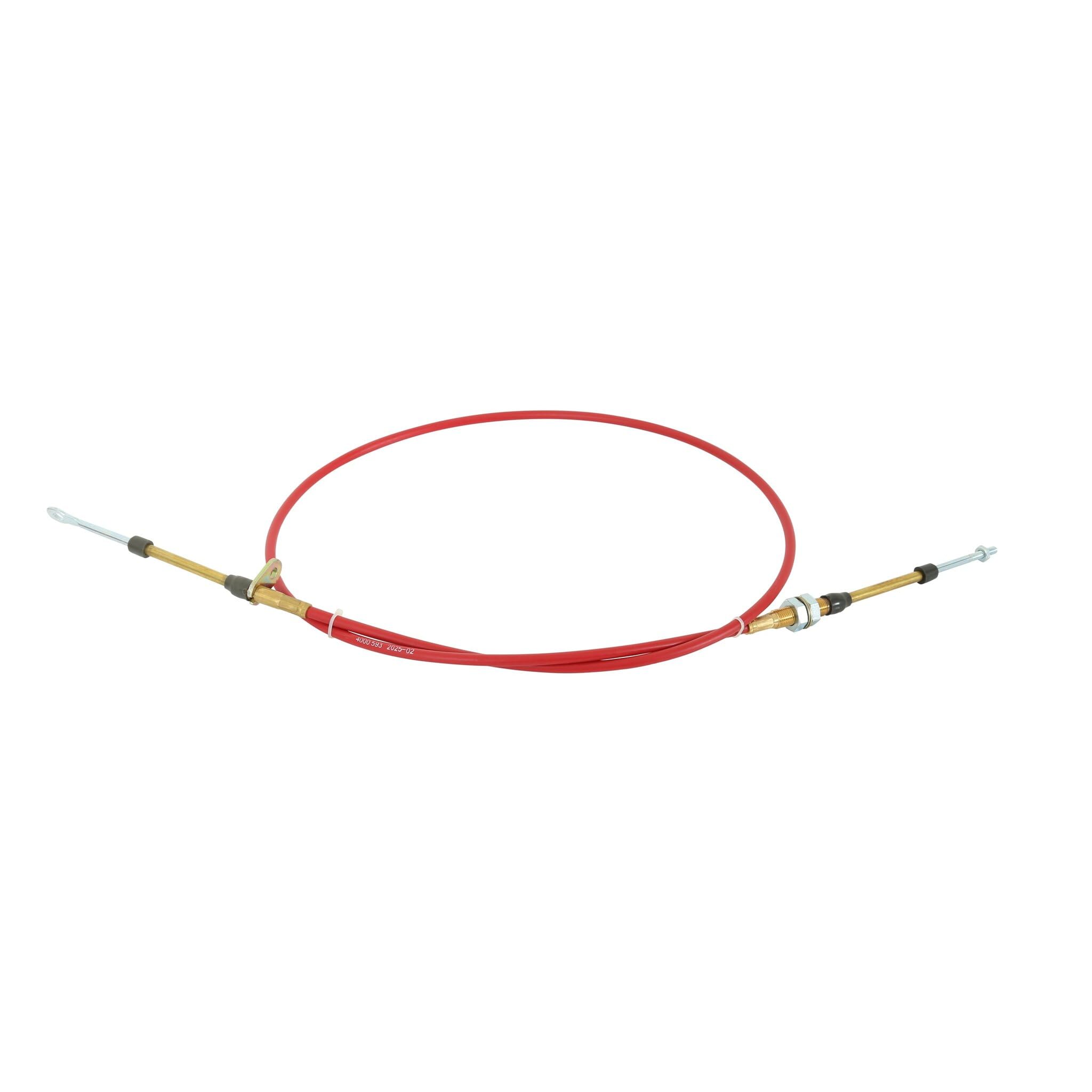 5' Long B&M Performance Shifter Cable , Red 80605