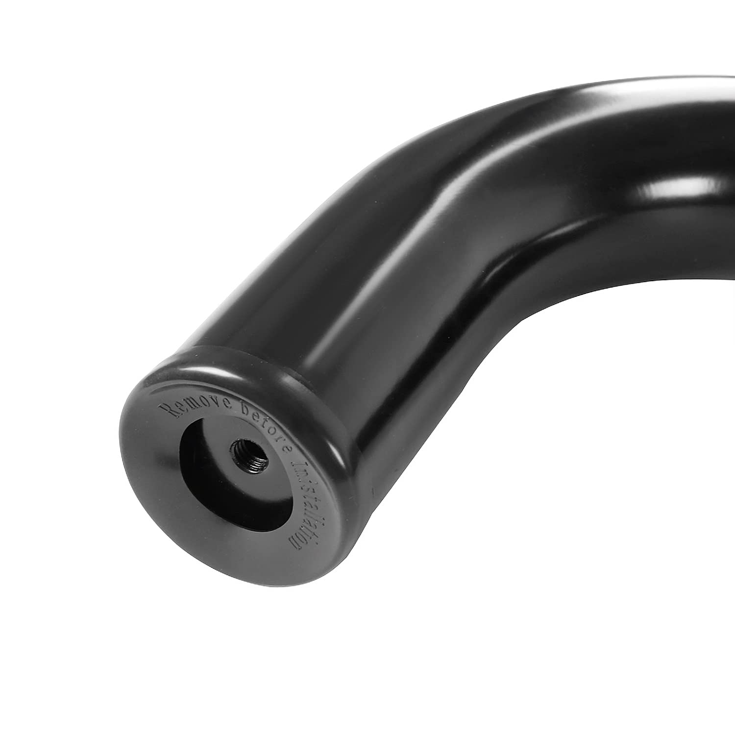 3" Round Side Step Nerf Bar Black Spec-D Tuning Compatible with 2019-2021 Chevy Silverado 1500 Double Cab, 2020-2021 Silverado 2500 3500, L+R Pair