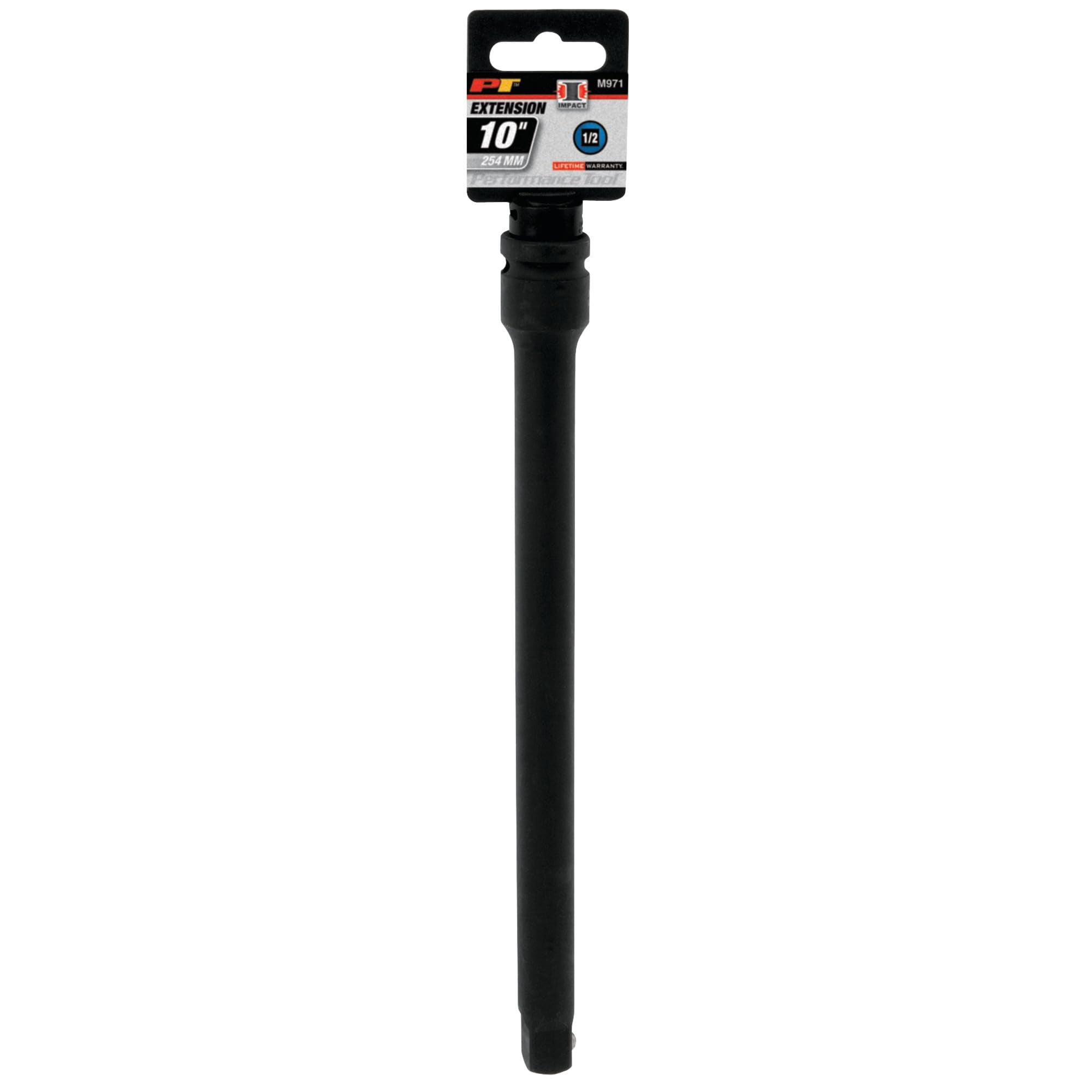 M971 Performance Tool 1/2-Inch Drive x 10-Inch Impact Extension - Heavy Duty Steel Construction for Enhanced Durability and Extended Reach