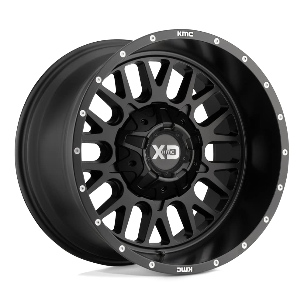 XD842 Black Wheel by KMC Wheels SNARE tpms (20 x 10. inches /5 x 78 mm, -18 mm Offset)