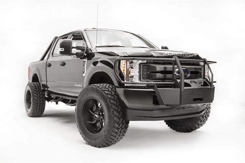 17 Ford Sd Fab Fours Full Grill Guard Winch Mount