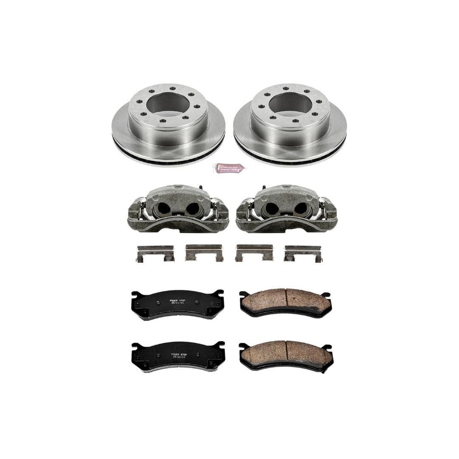 Power Stop 1-Click KCOE2041 Autospecialty Brake Kit with Calipers OE Replacement