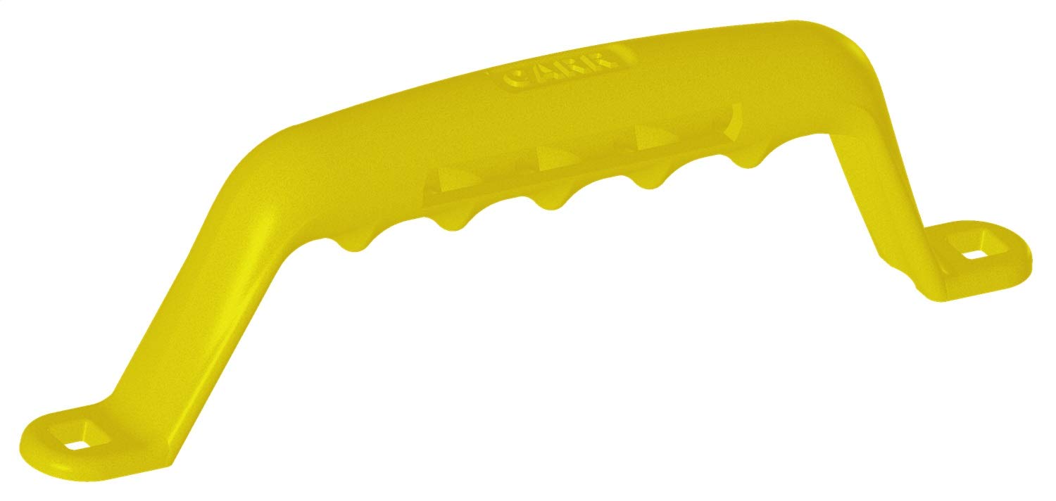 Carr's Automotive 10" Grab Handle Cast Bolt-On Safety Yellow Powder Coat - Single