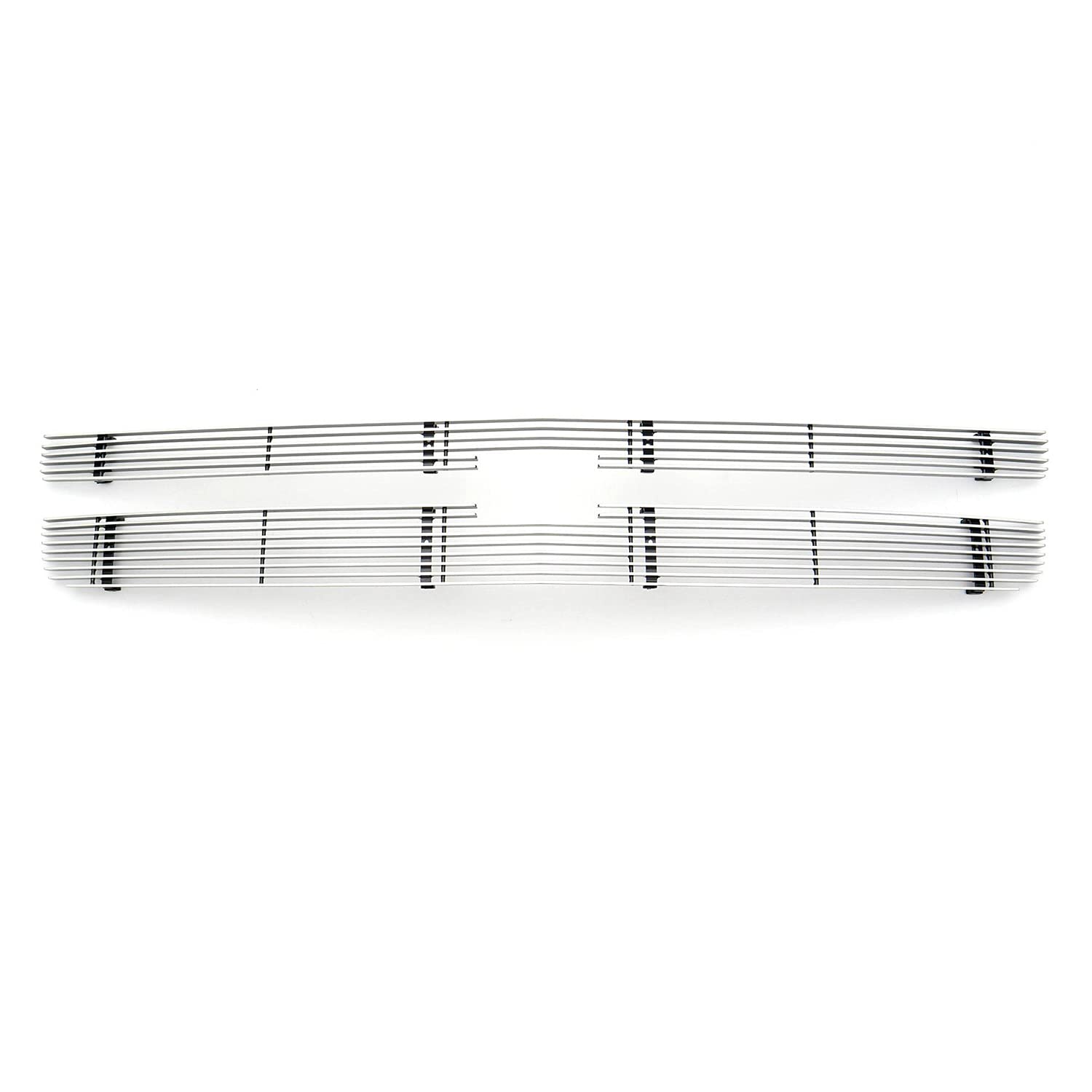 2007-2013 Silverado 1500 T-REX Grilles Billet Grille, Polished, 2 Pc, Overlay - PN #21110