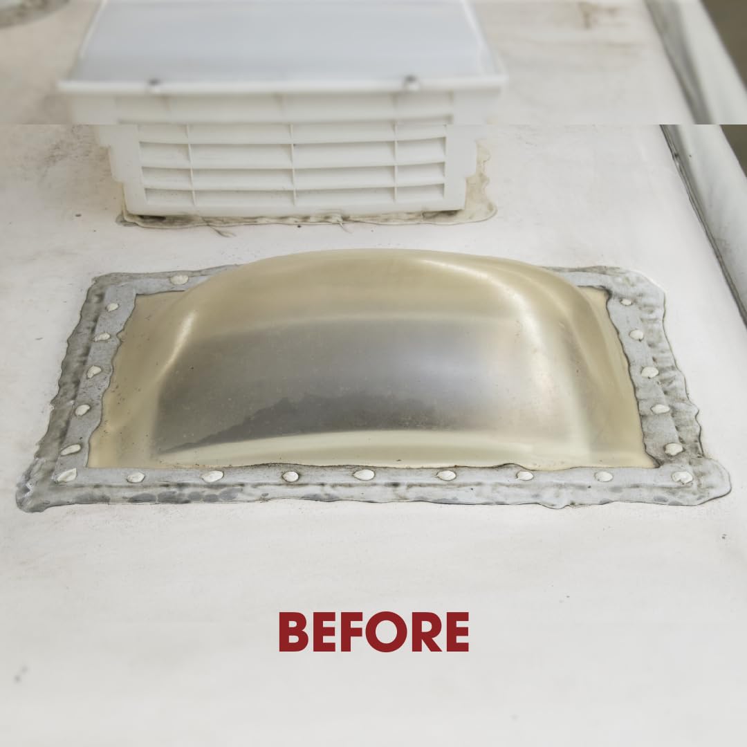 SL1422W ICON RV Skylight - White, Fits 14"x22" openings, 16"x26" overall, Outer Dome Skylight Covering Replacement for RV, Camper, Motorhome, Food Truck, or Trailer, UV Protected & Impact Resistant