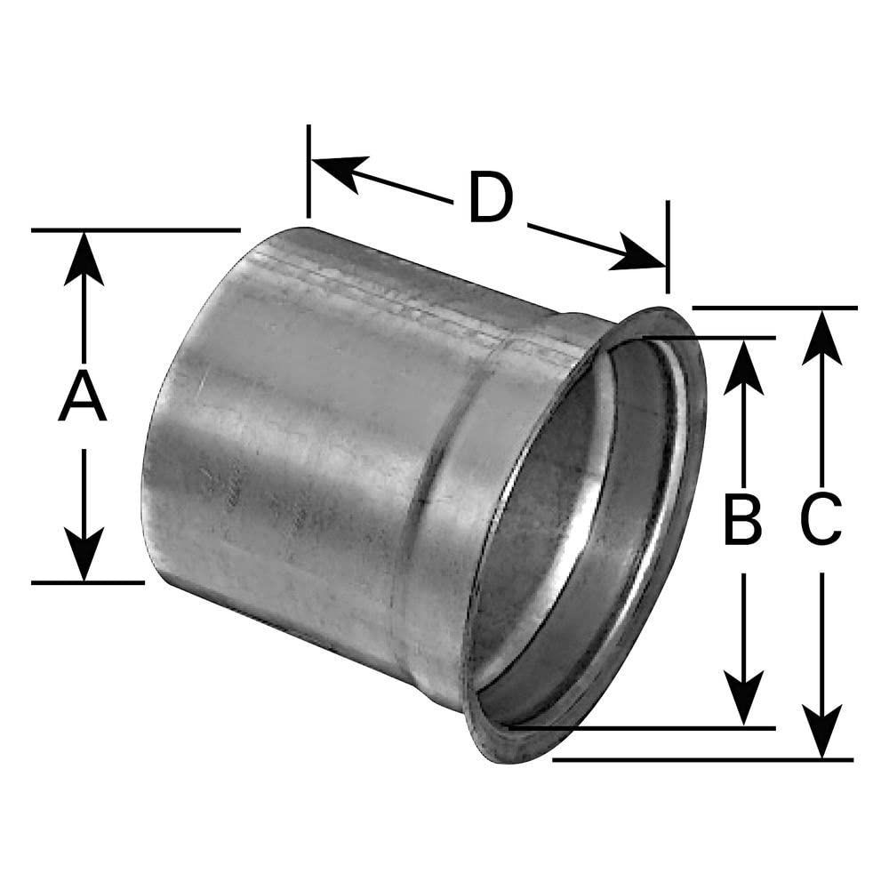 Flared Exhaust Pipe Adapter AP Exhaust 9394