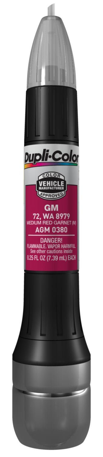 Dupli-Color Scratch Fix AGM0380 All-In-1 Exact-Match Automotive Touch-Up Paint – General Motors Medium Red Garnet – 0.25 oz. Paint Pen