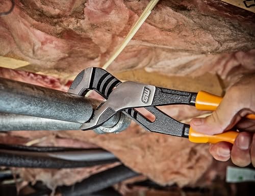 8 Inch GEARWRENCH Straight Jaw Dipped Handle Tongue and Groove Plier - 82169