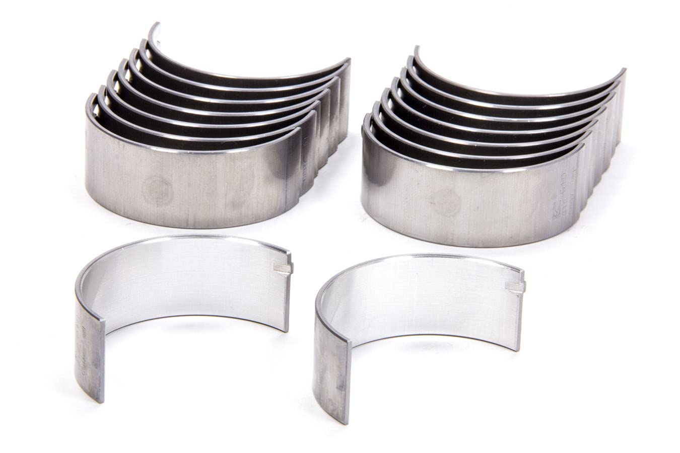 King CR807SI010 Engine Bearings Connecting Rod Bearing, Alecular SI, 0.010 in Undersize, Small Block Chevy, Kit
