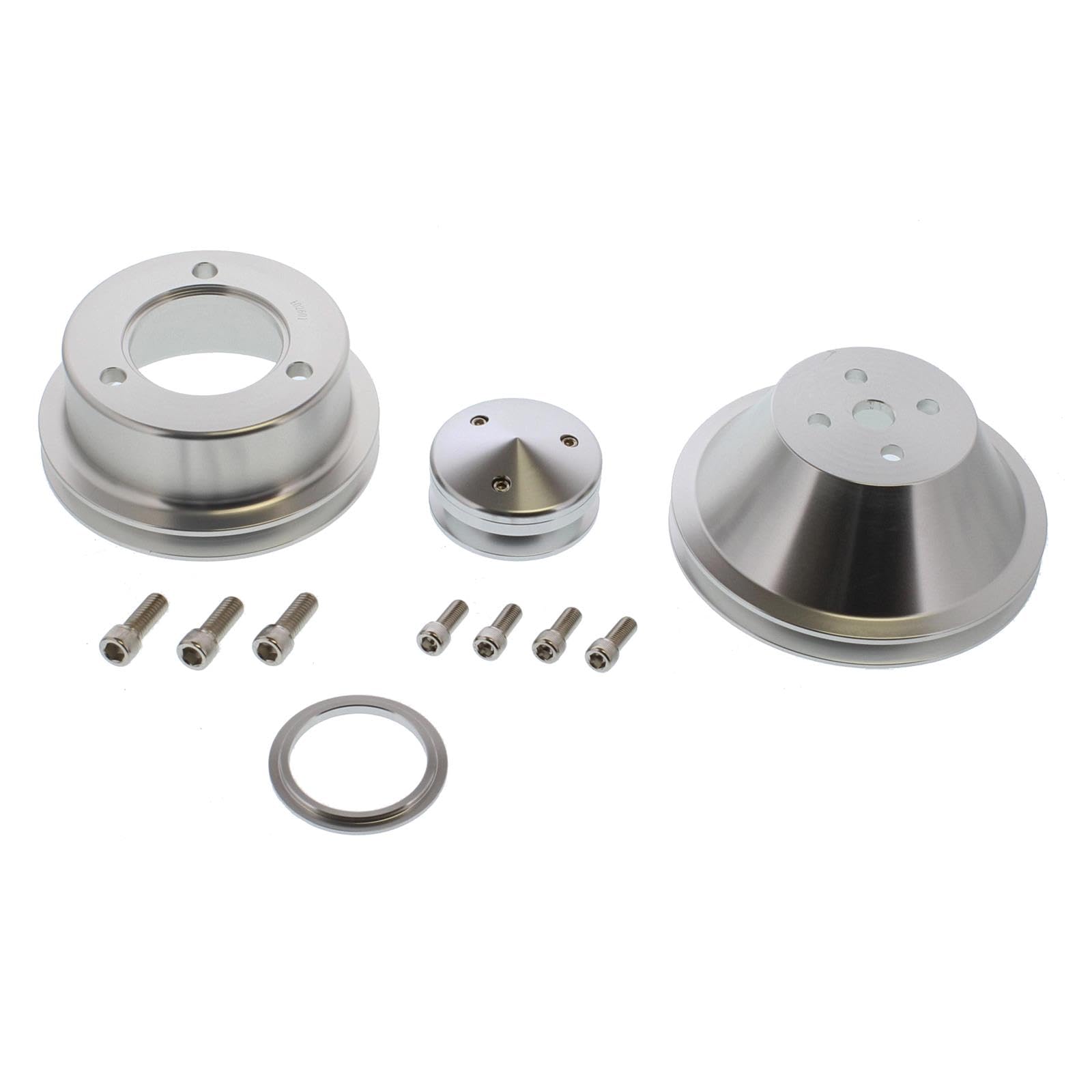 B-F101 Scott Drake 1965-1969 289-302 Billet Pulley Kit Single Groove