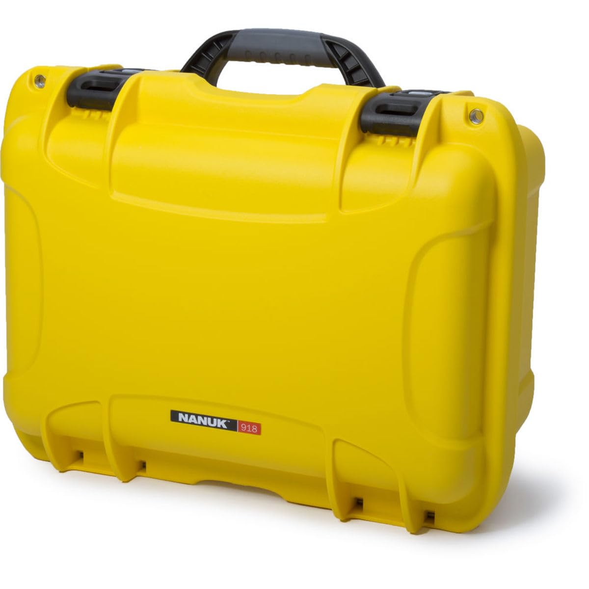 Medium Nanuk 918 Waterproof Hard Case with Foam Insert 16.9" x 12.9" x 9.3" Yellow