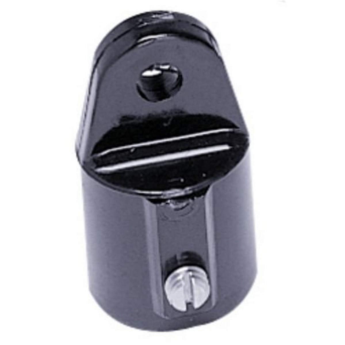 Black Nylon 3/4" Round Bimini Top External Eye End - 1 Pair