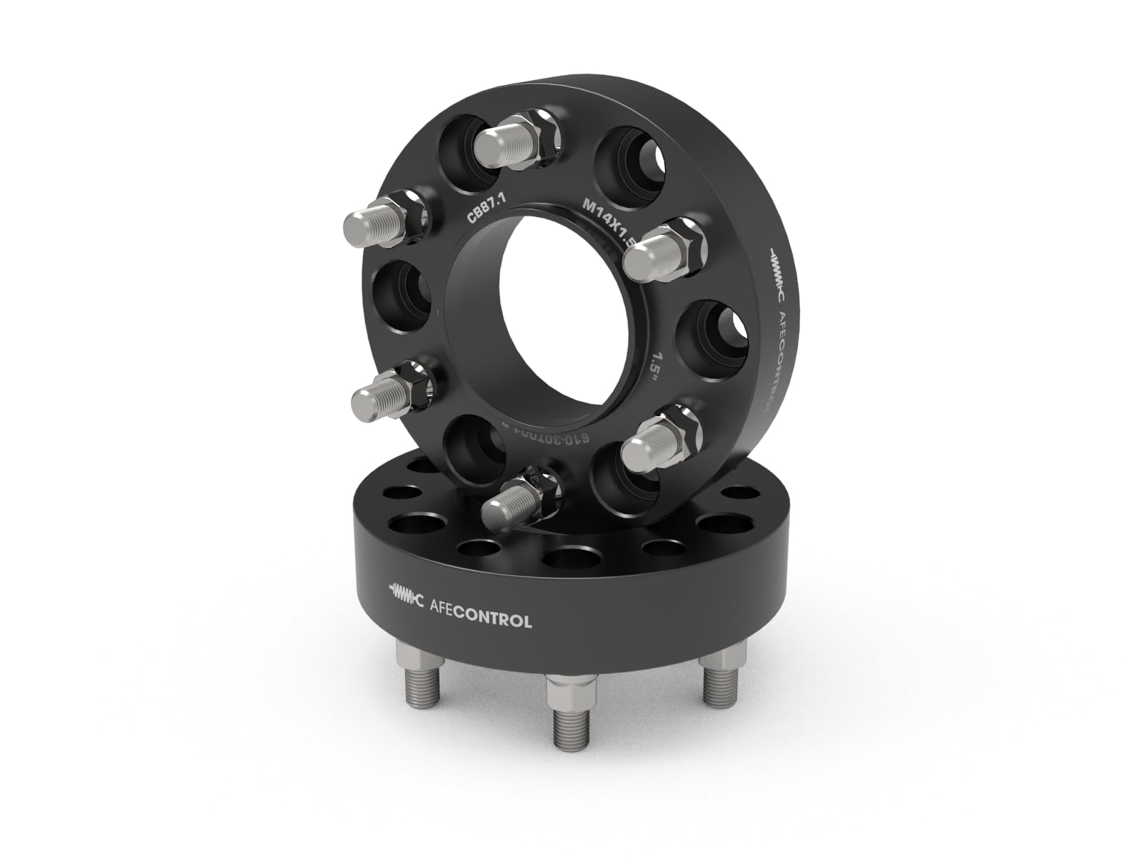 aFe Control Wheel Spacers Forged Aluminum - #610-30T001-B - Ford F-150 21-25 6x135mm, CB 87.1mm, 1-1/2 in Thickness