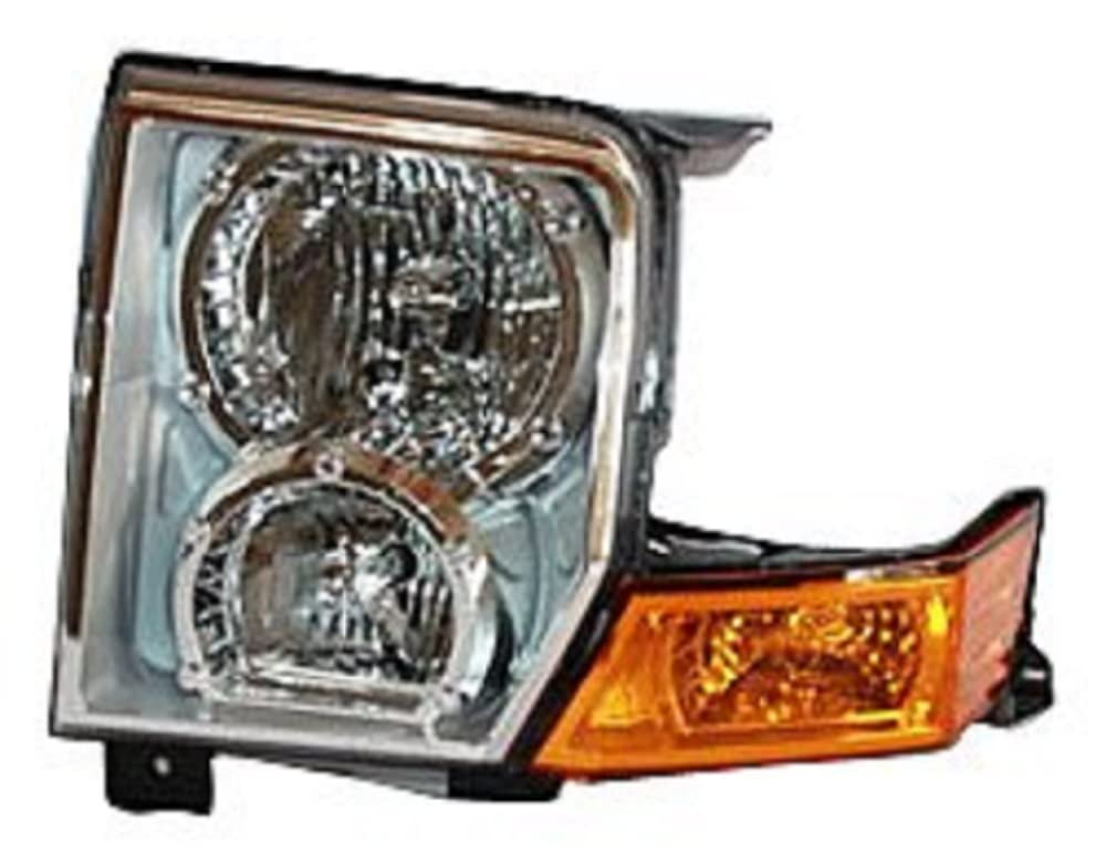 Left Headlight Assembly TYC Compatible with 2006-2010 Jeep Commander