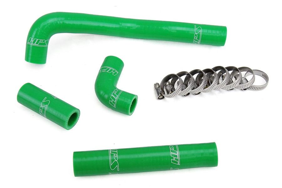 Green HPS 57-1367-GRN Silicone Radiator Coolant Hose Kit
