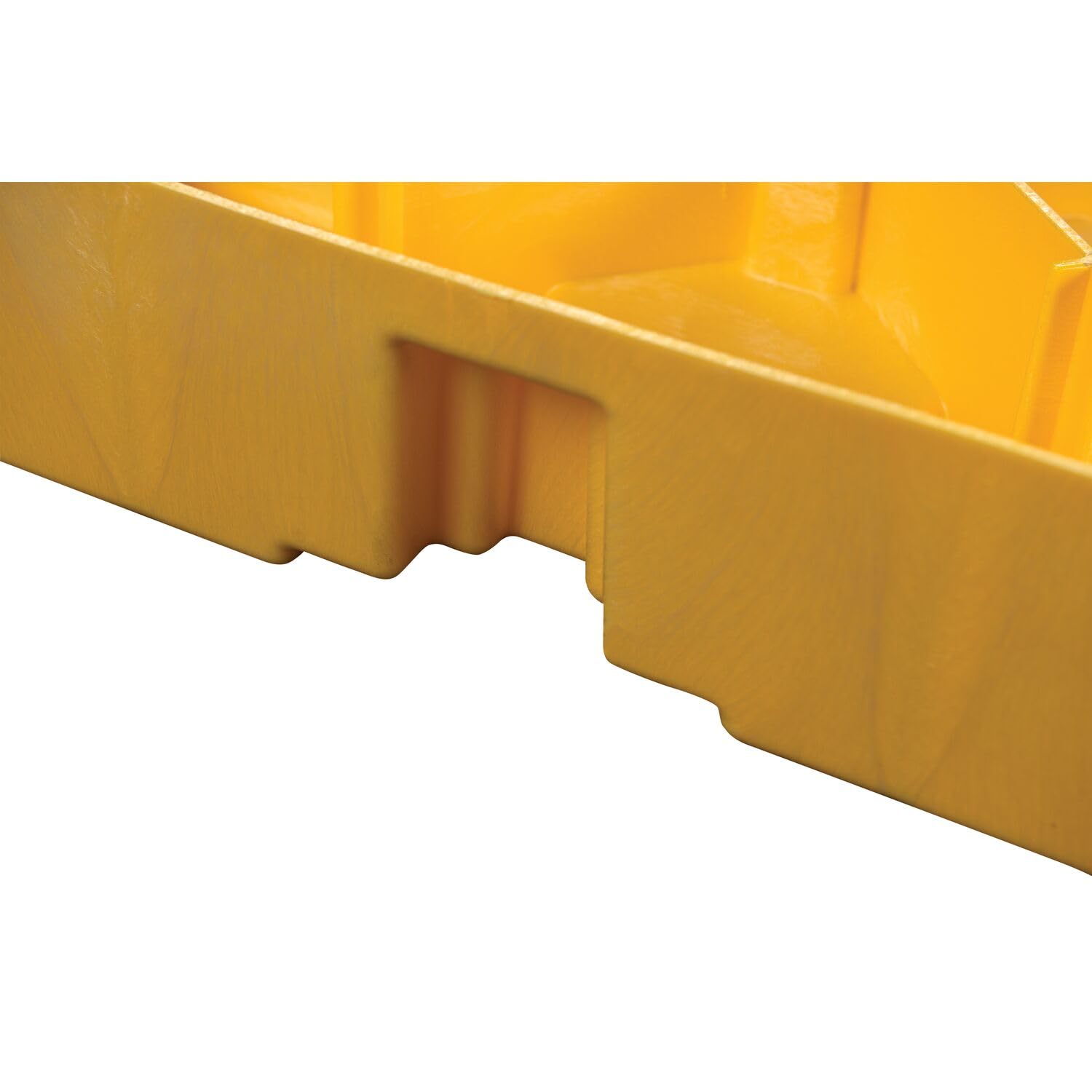 Eagle Drum Spill 8 Platform with Forklift Pockets, 103.5"x51.5"x6.5", 121 Gallon Sump, 10,000 lbs. Load Capacity Containment Tray, Made in USA, Yellow, 1688