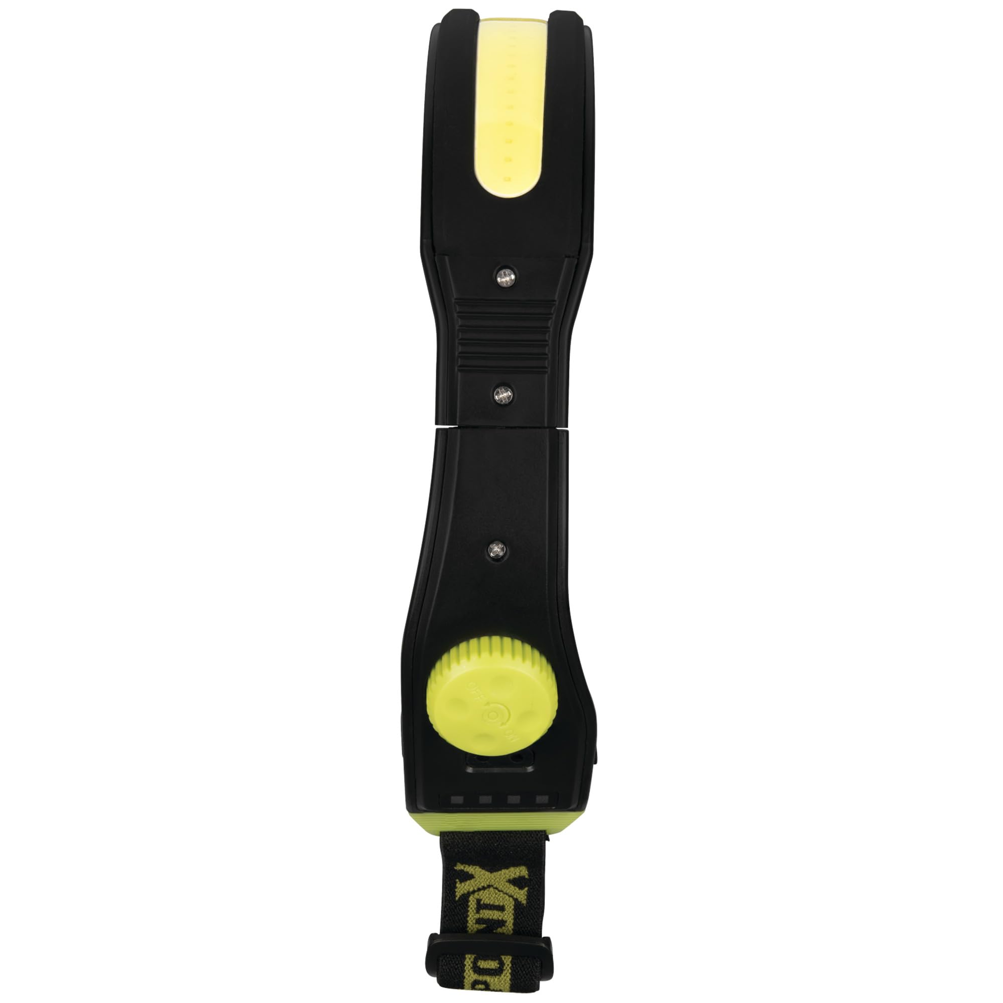 Firepoint Performance Tool W2690 600LM Li-Ion LED Folding Headlamp, USB-C Charging, Adjustable Strap, Motion Sensor, Dimmable, Foldable Frame, Black/Green