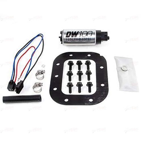 9-101-1028 DeatschWerks in-Tank Fuel Pump (165lph with 9-1028 Install Kit), 1 Pack