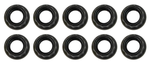 Flange Nuts Moroso 38831, 1/4-28, 12 Point, Pack of 10
