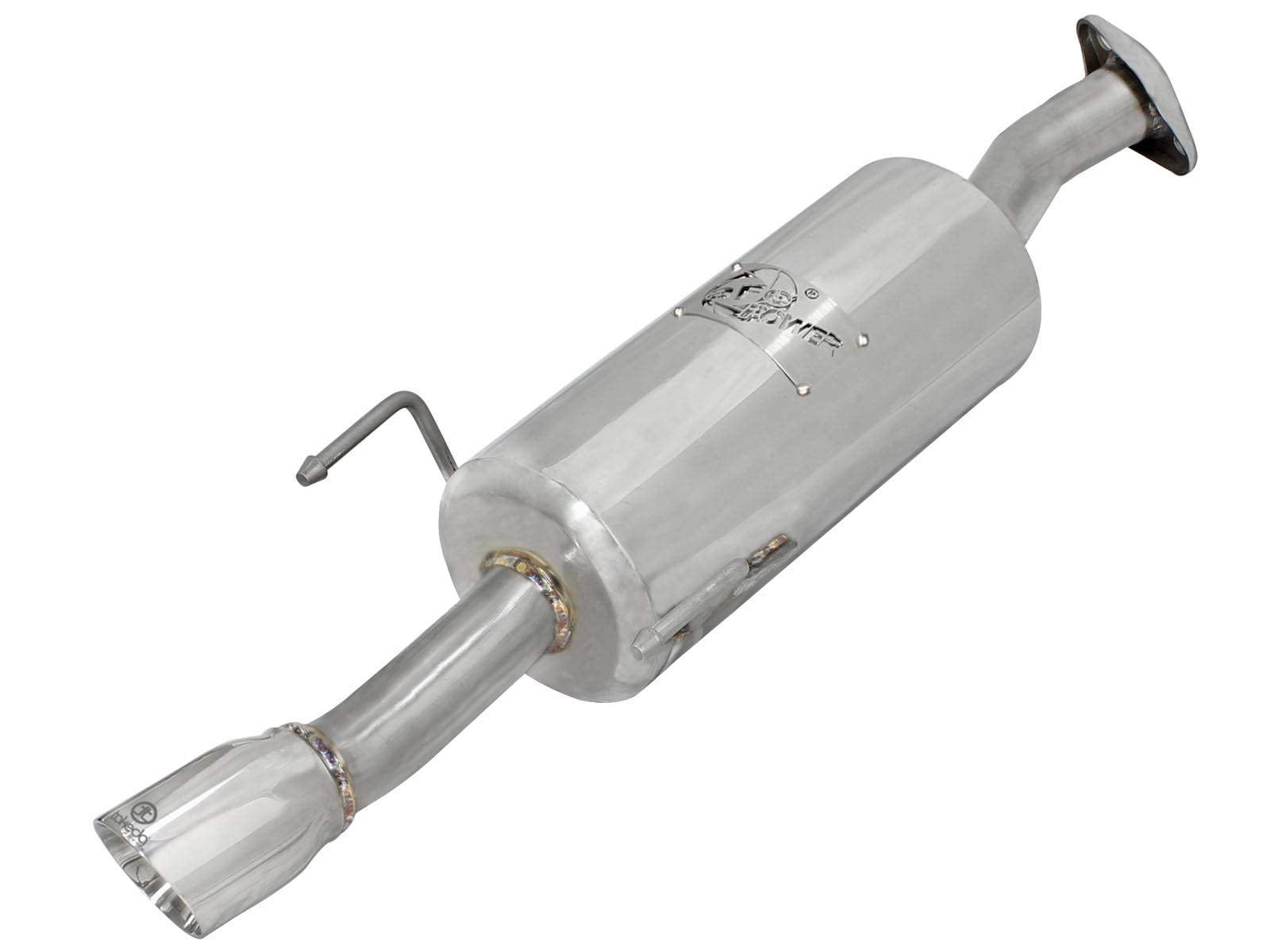 304 Stainless Steel aFe Axle-Back Exhaust System with Polished Tip for Honda Fit L4-1.5L Engine