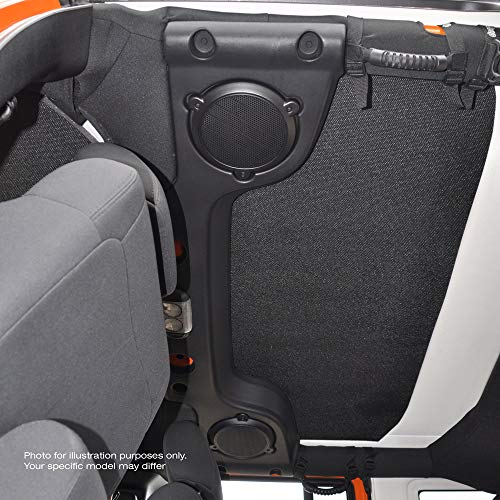 Boom Mat Design Engineering 050170 White Sound Deadening Headliner Compatible with 4-Door Jeep Wrangler JL (2018-up)