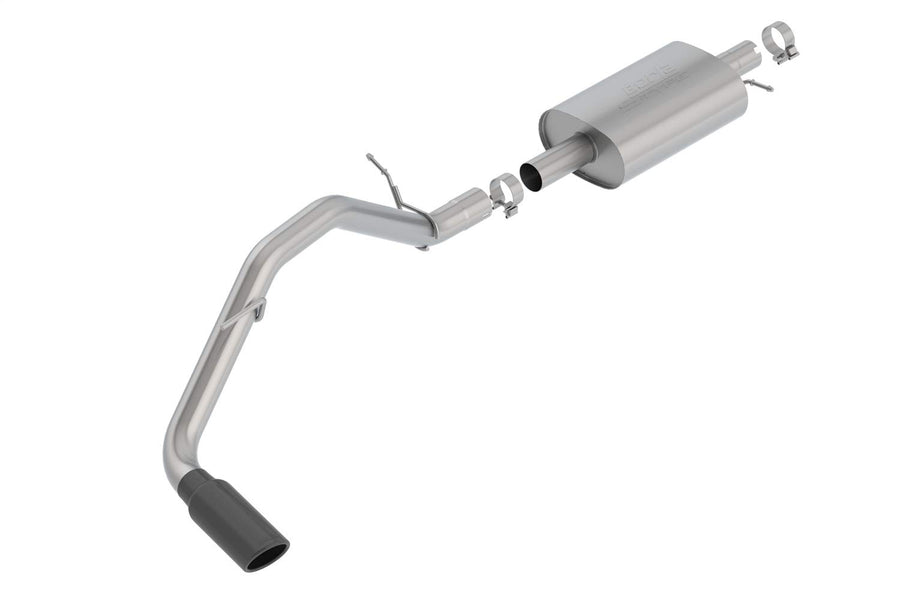BORLA Cat-Back System 140788 for 2019-2023 Ford Ranger 2.3L 4 Cyl. Auto. Trans.2 & 4 Wheel Drive SuperCab (Ext.) Cab With Std. Bed (6') 126.8" WB/SuperCrew (Crew) Cab With Short Bed (5') 126.8" WB.