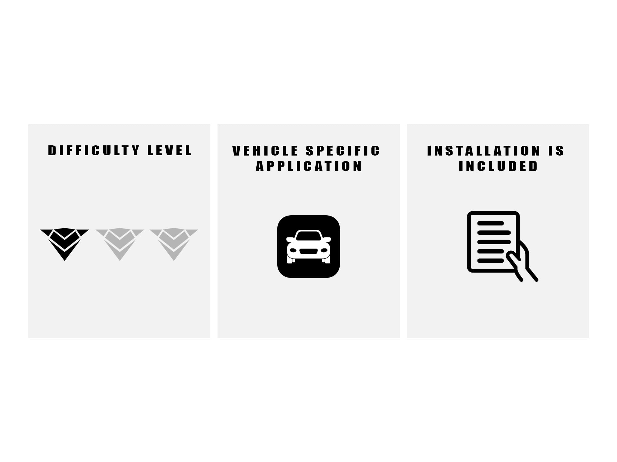 7147423 Armordillo USA Mesh Front Hood Grille - Gloss Black Fits 2007-2014 Chevy Tahoe