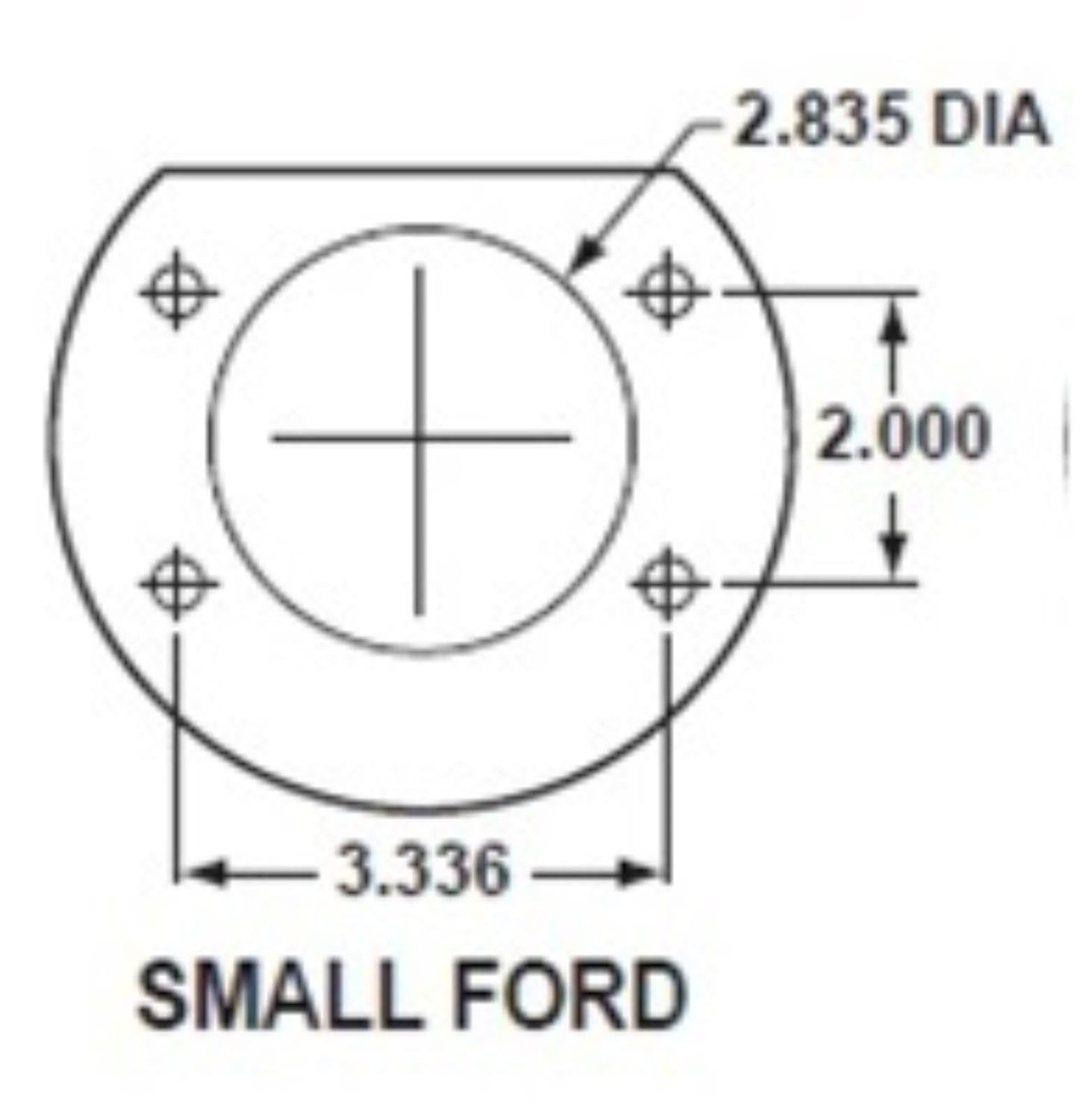Maxgrip Rear Disc Brake Conversion Kit - Xds Ford 8In 9In Small Bearing