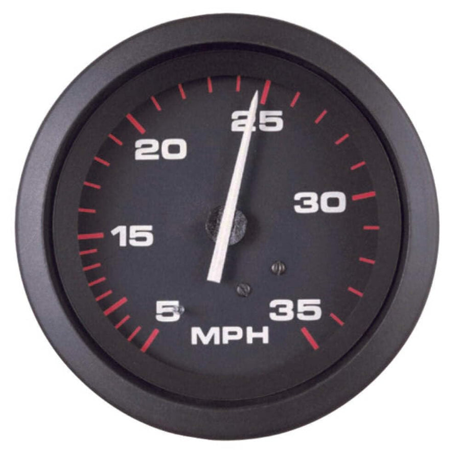 Amega Domed Pitot Type Sierra International 57898P Scratch Resistant Speedometer Kit, 3"