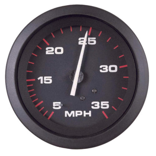Amega Domed Pitot Type Sierra International 57898P Scratch Resistant Speedometer Kit, 3"