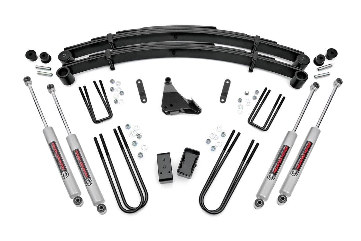 4" Rough Country Lift Kit w/N3 Shocks for 1999-2004 Ford Super Duty 4WD - 49530