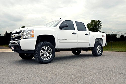 Rough Country 4.75" Combo Lift Kit for Chevy Silverado & GMC Sierra 1500 (2007-2013) 2WD - Silver Control Arms