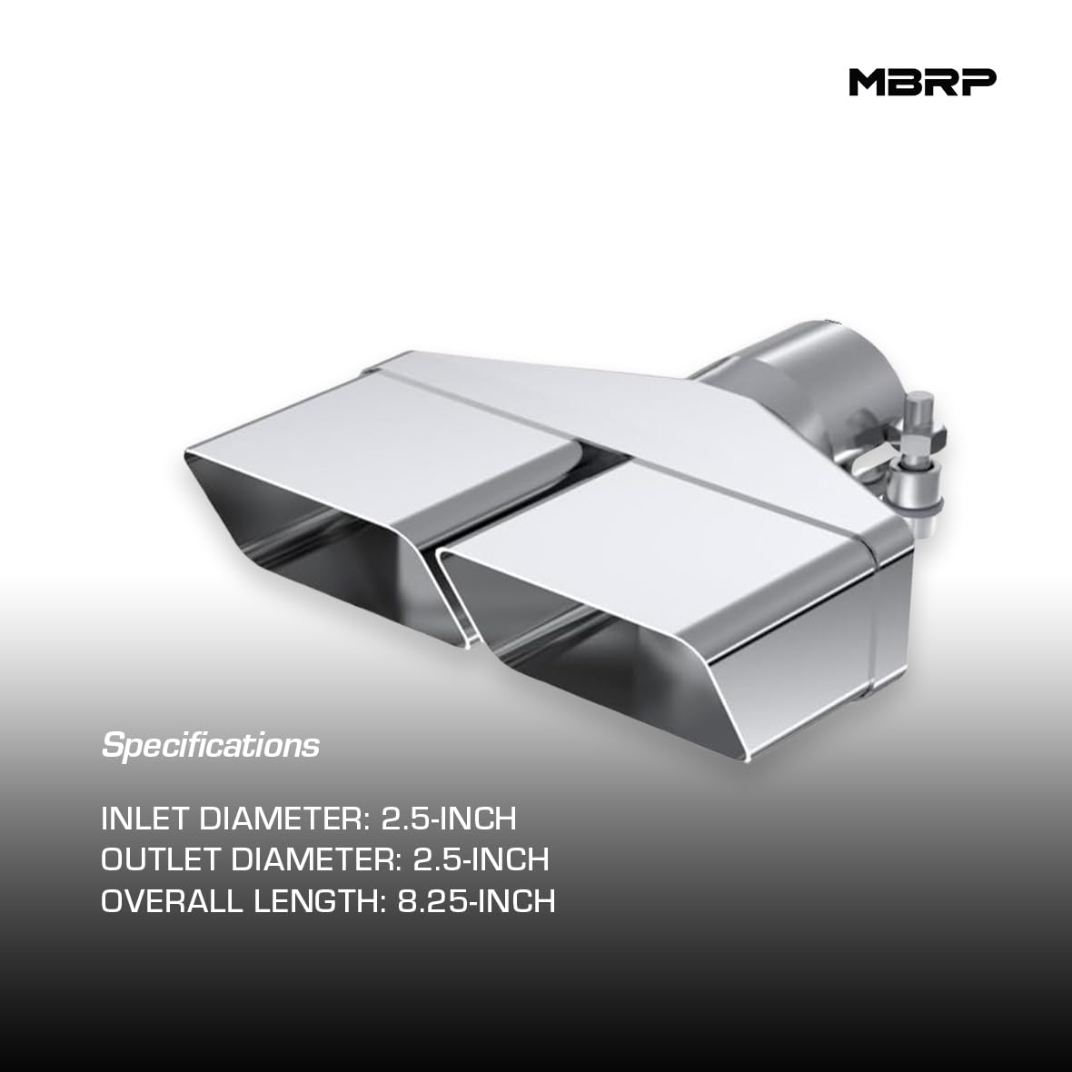 8-1/4" Rectangle MBRP T5118 Exhaust Tip