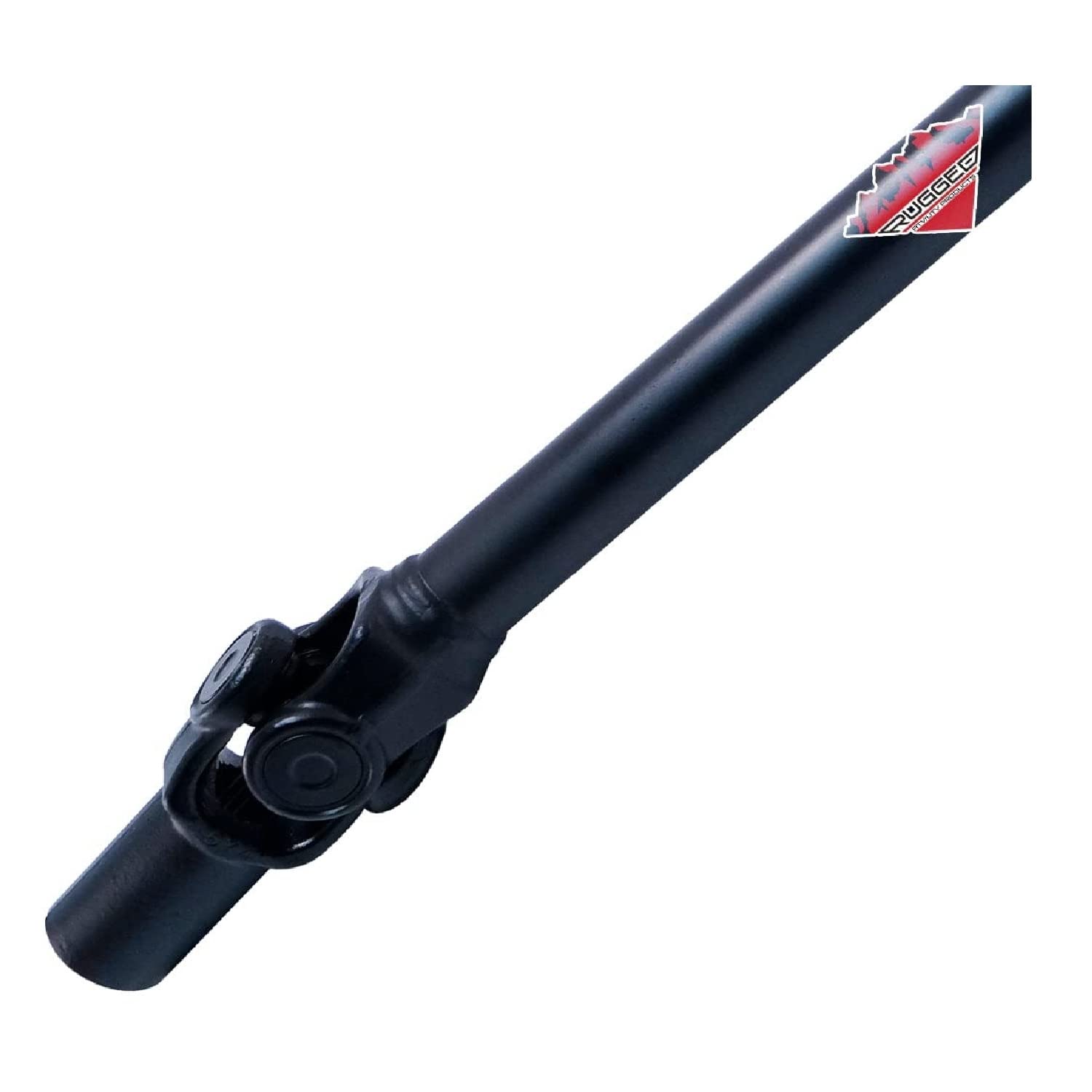 Rear Rugged Propeller Shaft for (2021-22) Segway Snarler 570, in Heat Treated Carbon Steel & Powder Coated Black Shafts for Extreme Durability, U-Joints with Greased Fittings OEM: A02P22100001