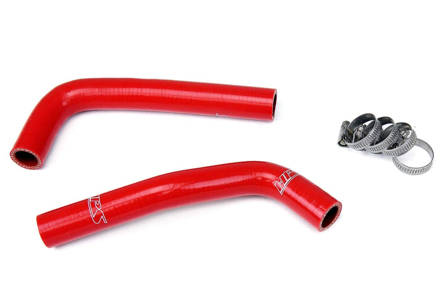 Red HPS 57-1352-RED Silicone Radiator Coolant Hose Kit