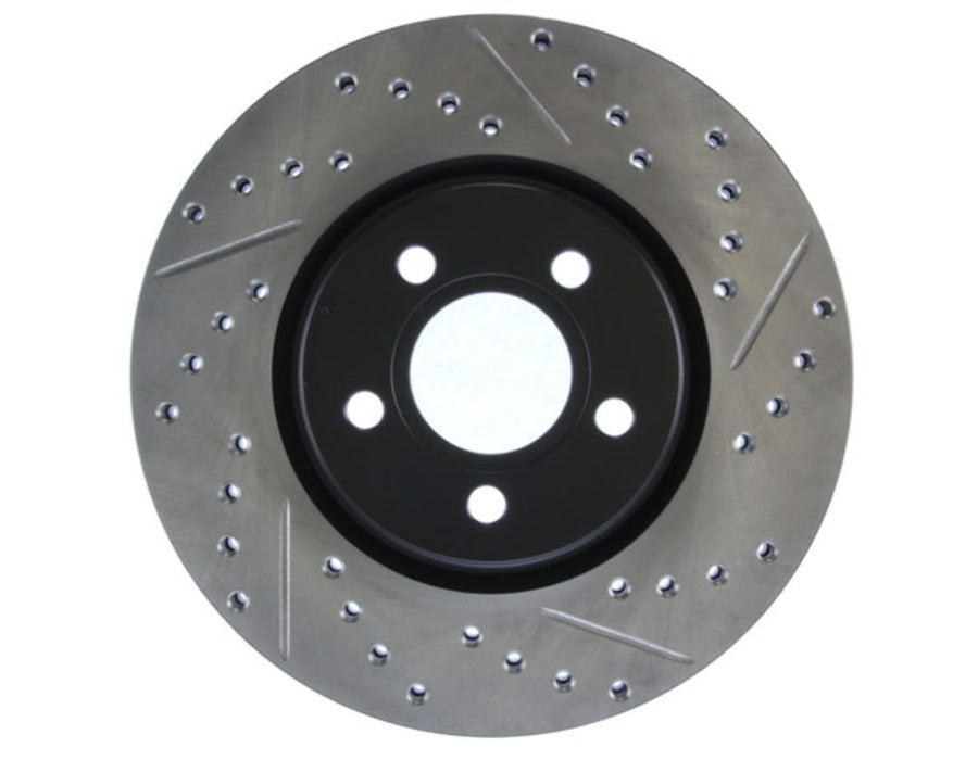 Sport Drilled/Slotted Brake Rotor StopTech 127.63053L (Front Left), 1 Pack