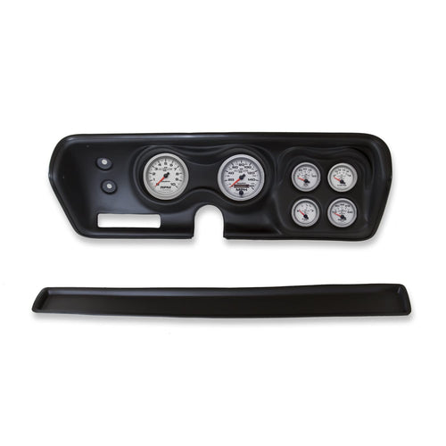 AUTO METER Direct Fit Dash Kit 2140-14, Bbody/Chrgr/GTX/Rdrnr/Sat 71-74, RPM/Mph/Fuel/Oilp/Wtmp/Bat, Ultra-Lite Ii